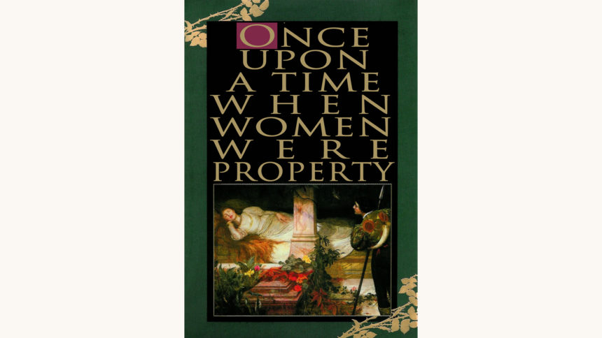 Grimms fairy tales, funny cover, once upon a time when women were property