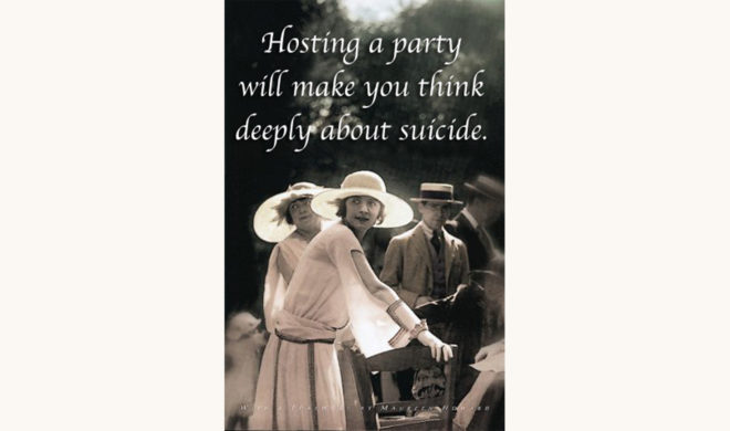 Virginia Woolf: Mrs. Dalloway - "Hosting A Party Will Make You Think Deeply About Suicide"