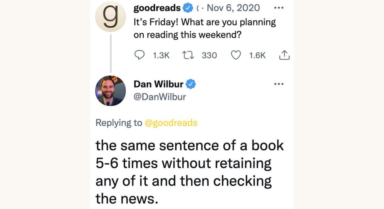 I’ve Spent Way Too Much Time Trolling The @Goodreads Twitter Account (32 Tweets)