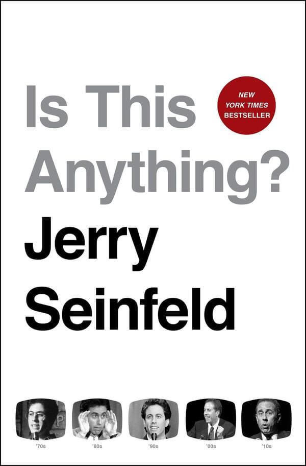 Jerry Seinfeld is this anything book cover