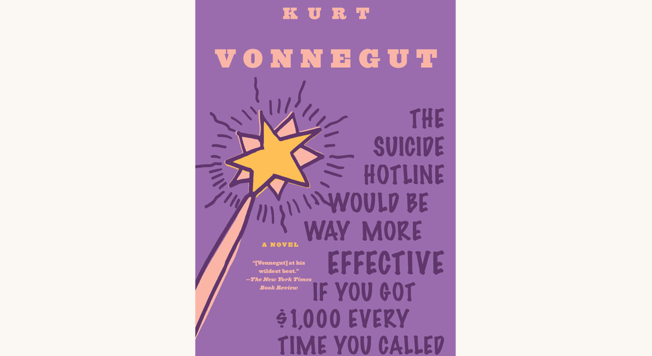 Vonnegut god bless you mr. Rosewater funny fake cover that says the suicide hotline would be better if you got $1,000 every time you called